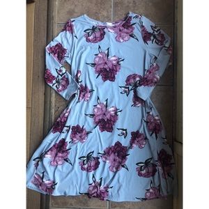 Honey and Lace quarter sleeved T-shirt dress